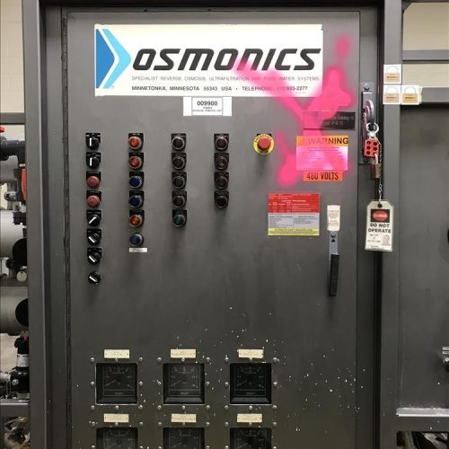 Osmonics 40 GPM S/S Tubes Skidded Reverse Osmosis System