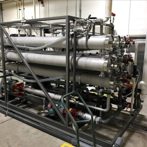 Osmonics 40 GPM S/S Tubes Skidded Reverse Osmosis System
