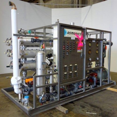Osmonics 40 GPM S/S Tubes Skidded Reverse Osmosis System