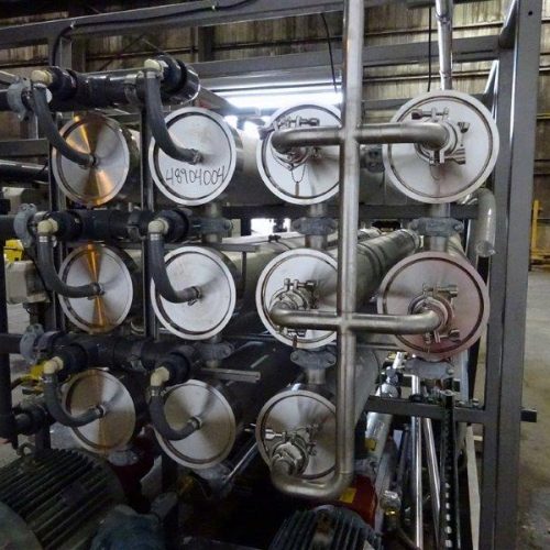 Osmonics 40 GPM S/S Tubes Skidded Reverse Osmosis System