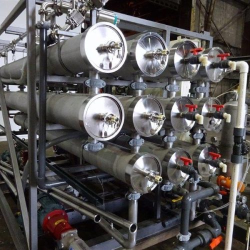 Osmonics 40 GPM S/S Tubes Skidded Reverse Osmosis System