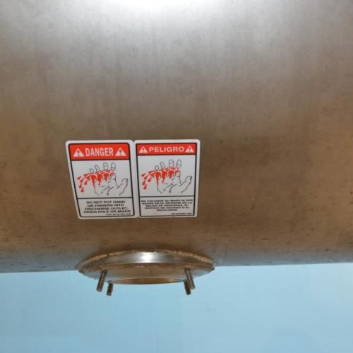 30 Cu Ft Marion Model BPY3648 S/S Ribbon Mixer