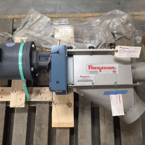Flexicon Flexible Screw Conveyor with S/S Feed Hopper