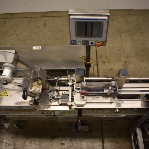 APS Model FAS Sprint Revolution S/S Horizontal Bagger with Zebra Print Apply Labeler