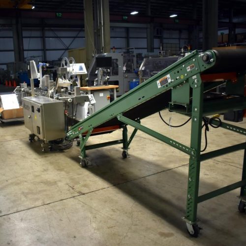 APS Model FAS Sprint Revolution S/S Horizontal Bagger with Zebra Print Apply Labeler