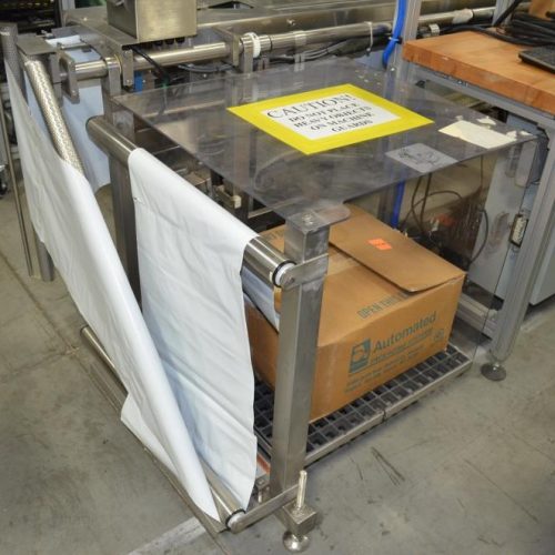 APS Model FAS Sprint Revolution S/S Horizontal Bagger with Zebra Print Apply Labeler