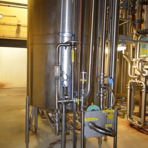Tetra Aseptic 5-Tank CIP System Including Tanks, Pumps, And Valves