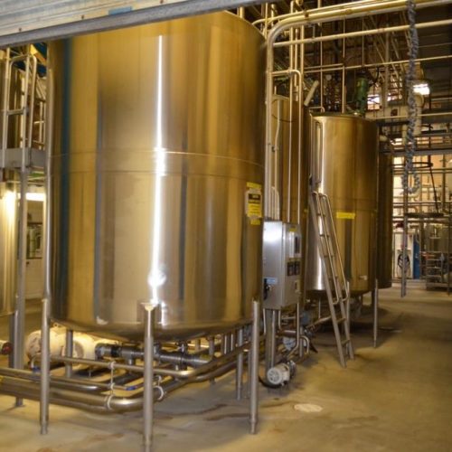 Tetra Aseptic 5-Tank CIP System Including Tanks, Pumps, And Valves