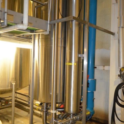 Tetra Aseptic 5-Tank CIP System Including Tanks, Pumps, And Valves