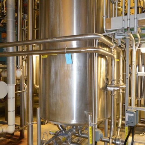 Tetra Aseptic 5-Tank CIP System Including Tanks, Pumps, And Valves
