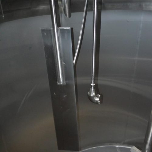 6,000 Gallon Crepaco S/S Vertical Single Wall Sweep Agitated Tank