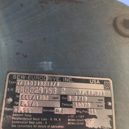 2,000 Gallon S/S Vertical Single Wall Sweep Agitated Tank