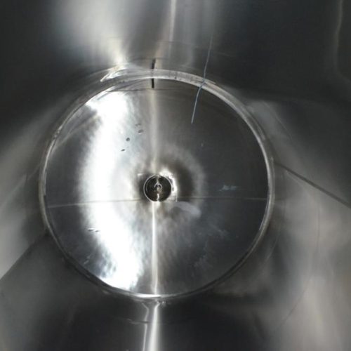 6,000 Gallon Mueller S/S Vertical Lined Ammonia Jacketed Agitated Silo