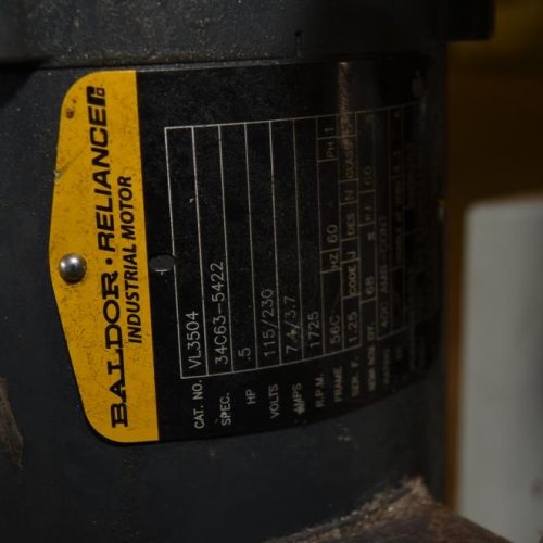 Bunting Model MN52C600200 23 3/4 in W x 7 in H Aperture Conveyorized Metal Detector
