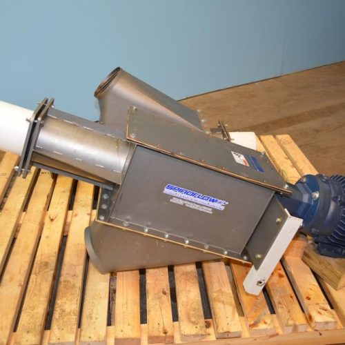 Spiroflow 6 in Dia x 196 in L Flexible 7.5 HP C/S Poly Screw Conveyor