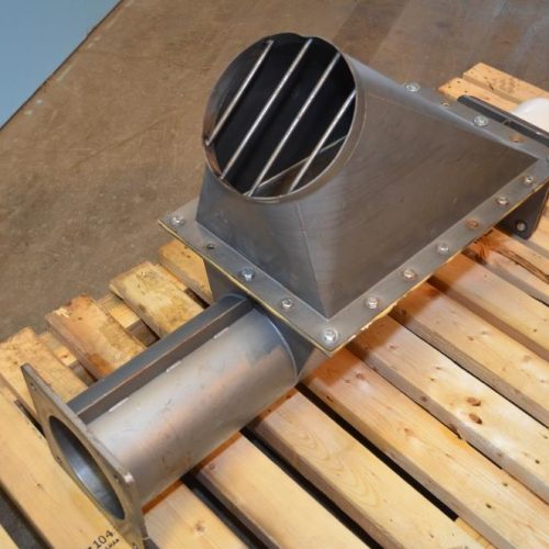 Spiroflow 6 in Dia x 196 in L Flexible 7.5 HP C/S Poly Screw Conveyor