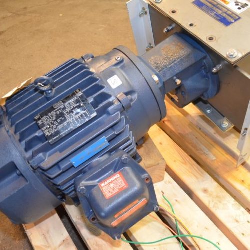 Spiroflow 6 in Dia x 196 in L Flexible 7.5 HP C/S Poly Screw Conveyor