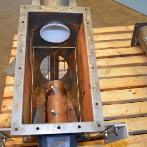 Spiroflow 6 in Dia x 196 in L Flexible 7.5 HP C/S Poly Screw Conveyor