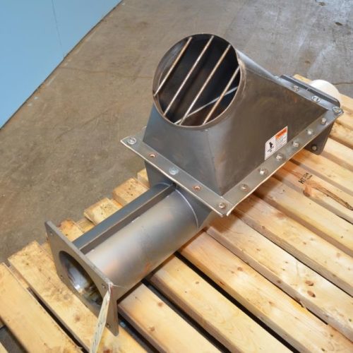 Spiroflow 6 in Dia x 196 in L Flexible 7.5 HP C/S Poly Screw Conveyor