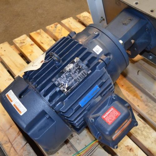 Spiroflow 6 in Dia x 196 in L Flexible 7.5 HP C/S Poly Screw Conveyor