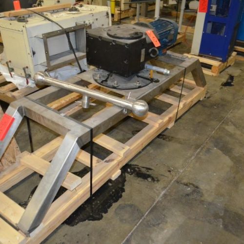 6,000 Gallon Feldmeier Vertical Dished Heads S/S Jacketed Sweep Agitated Tank