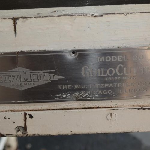 Fitzpatrick Model 20 GuiloCutter S/S Pre Breaker Mill with Elevated Platform