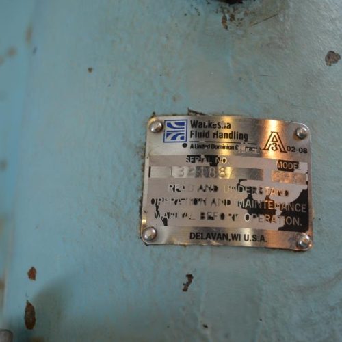 Waukesha Model SP4 20 HP S/S Shear Pump