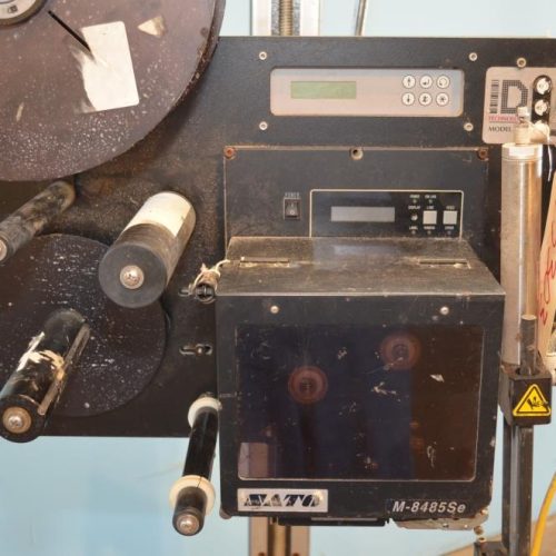ID Technology Model 250 Pressure Sensitive Print and Apply Labeler with Sato Printer