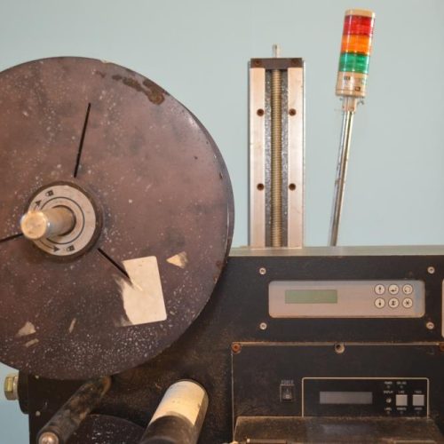 ID Technology Model 250 Pressure Sensitive Print and Apply Labeler with Sato Printer