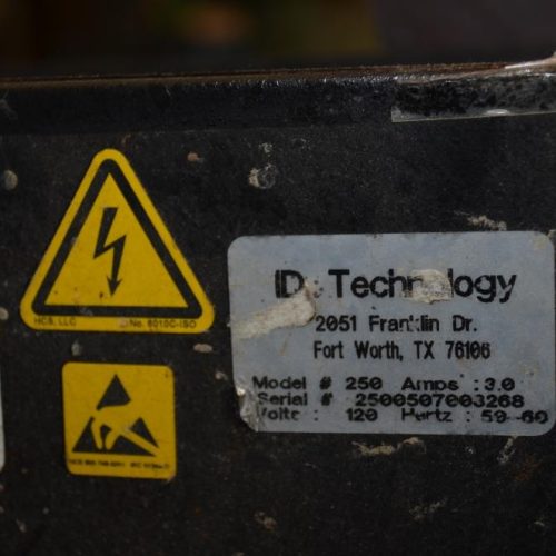 ID Technology Model 250 Pressure Sensitive Print and Apply Labeler with Sato Printer