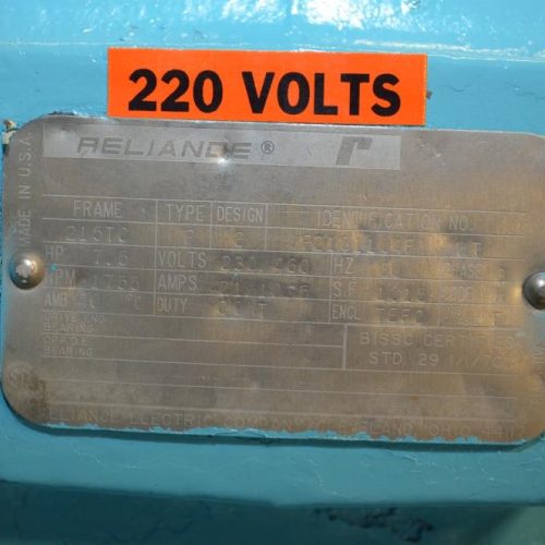 Waukesha Model 130 7.5 HP S/S Positive Displacement Pump