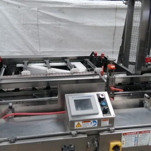 Adco Model 15DBC105WD Horizontal Hot Melt Cartoner with Nordson Hot Glue System