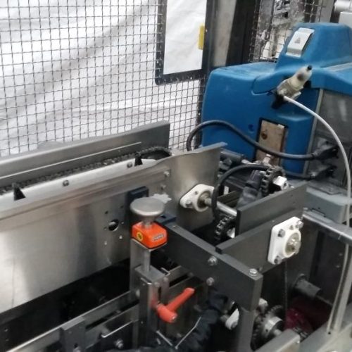 Adco Model 15DBC105WD Horizontal Hot Melt Cartoner with Nordson Hot Glue System