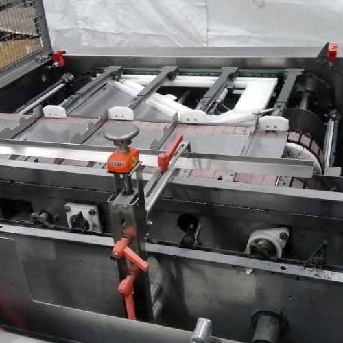 Adco Model 15DBC105WD Horizontal Hot Melt Cartoner with Nordson Hot Glue System