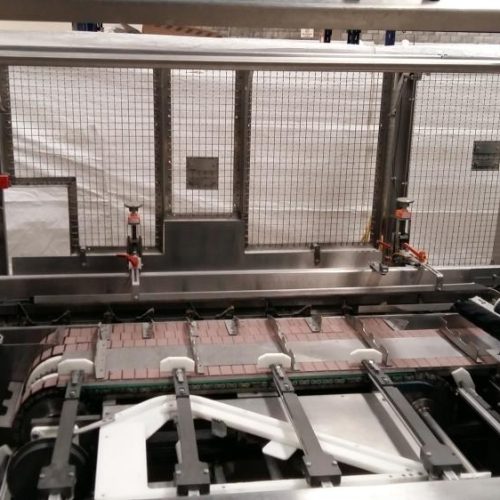 Adco Model 15DBC105WD Horizontal Hot Melt Cartoner with Nordson Hot Glue System