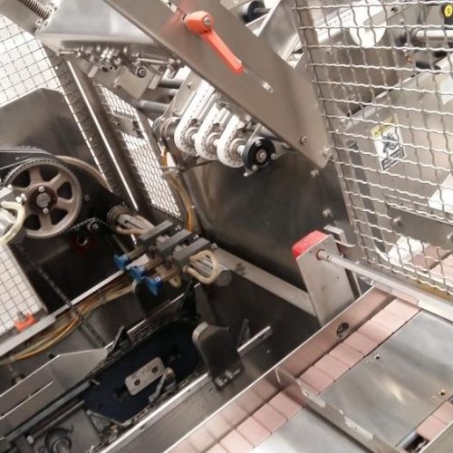 Adco Model 15DBC105WD Horizontal Hot Melt Cartoner with Nordson Hot Glue System