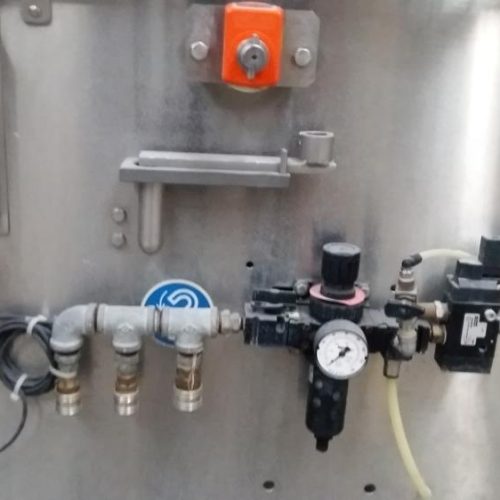 Adco Model 15DBC105WD Horizontal Hot Melt Cartoner with Nordson Hot Glue System