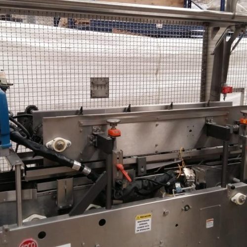 Adco Model 15DBC105WD Horizontal Hot Melt Cartoner with Nordson Hot Glue System