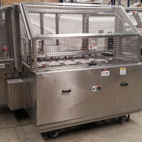 Adco Model 15DBC105WD Horizontal Hot Melt Cartoner with Nordson Hot Glue System