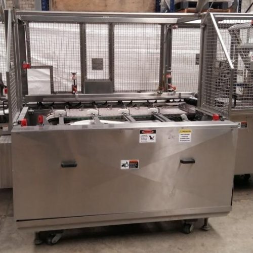 Adco Model 15DBC105WD Horizontal Hot Melt Cartoner with Nordson Hot Glue System