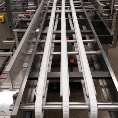 Adco Model 15DBC105WD Horizontal Hot Melt Cartoner with Nordson Hot Glue System