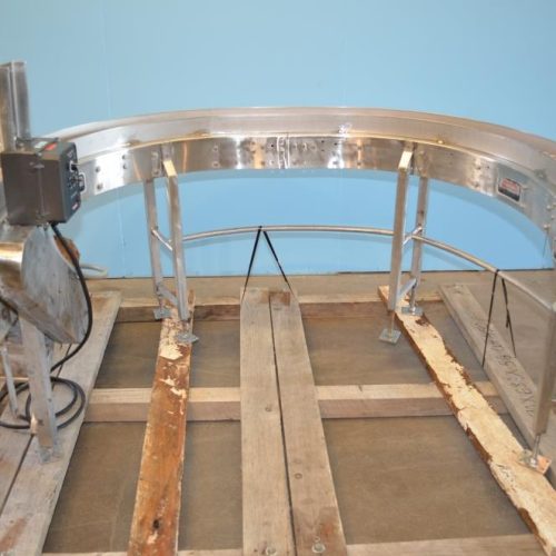 Arrowhead 180 Turn 4 1/2 in W Delrin Table Top Chain Conveyor