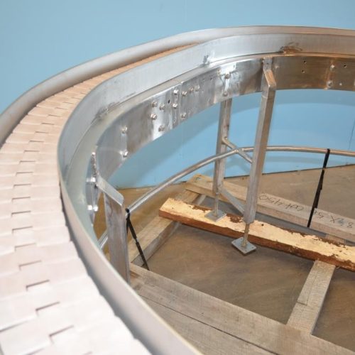 Arrowhead 180 Turn 4 1/2 in W Delrin Table Top Chain Conveyor