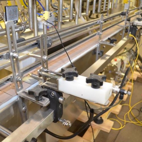 Inline Filling System Model IFSFOF12, (12) Head S/S Inline Overflow Liquid Filler