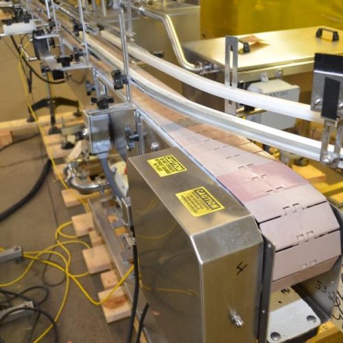 Inline Filling System Model IFSFOF12, (12) Head S/S Inline Overflow Liquid Filler