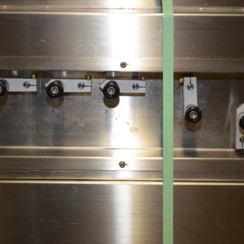 NAFM Model LX350SSCE S/S Full Body 500 CPM Sleeve Labeler w/ Steam Shrink Tunnel