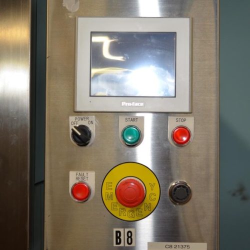 NAFM Model LX350SSCE S/S Full Body 500 CPM Sleeve Labeler w/ Steam Shrink Tunnel