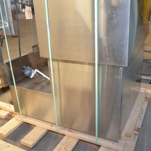 NAFM Model LX350SSCE S/S Full Body 500 CPM Sleeve Labeler w/ Steam Shrink Tunnel