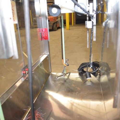 NAFM Model LX350SSCE S/S Full Body 500 CPM Sleeve Labeler w/ Steam Shrink Tunnel