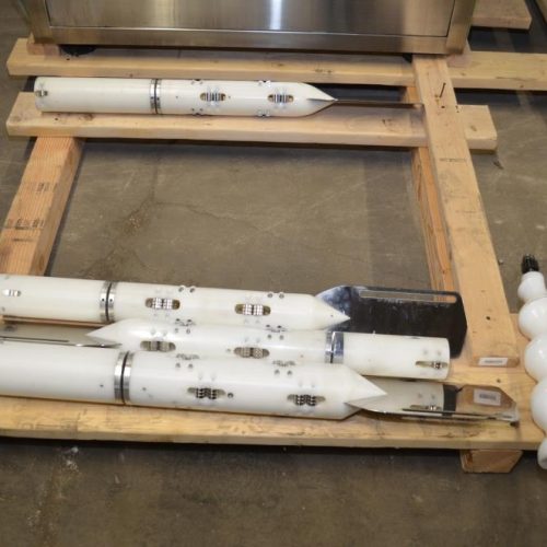 NAFM Model LX350SSCE S/S Full Body 500 CPM Sleeve Labeler w/ Steam Shrink Tunnel